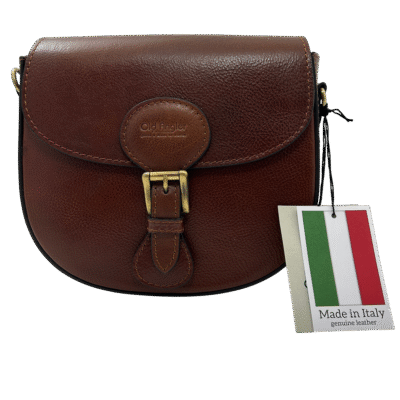 תיק עור יוקרתי לנשים מבית Old Angler Italy עשוי עור Full Grain אמיתי בעבודת יד מאיטליה