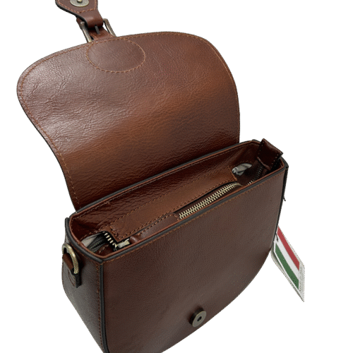 ⁦תיק עור יוקרתי לנשים 4168 Old Angler Italy⁩ – תמונה ⁦6⁩