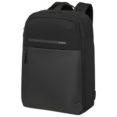 תיק גב סמסונייט למחשב נייד 17.3 אינץ’ Moderny שחור צדדי