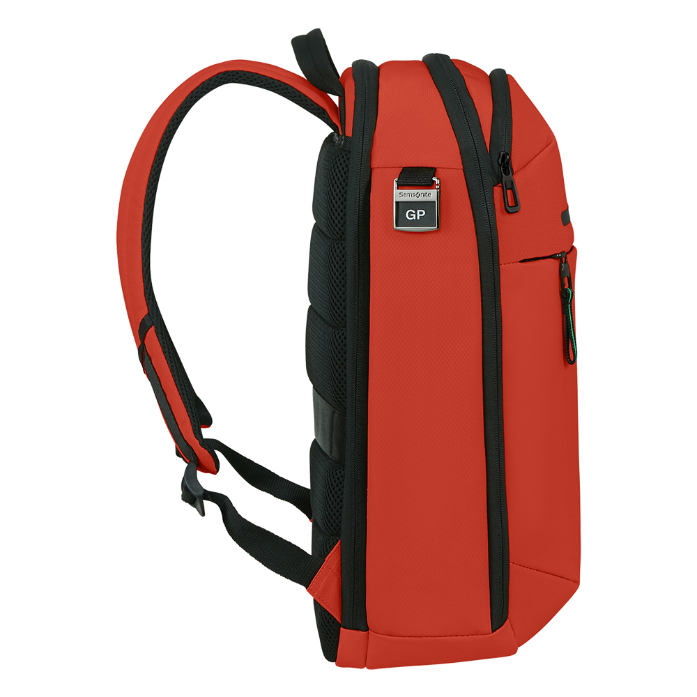 תיק גב Moderny אדום טרקוטה עם ידית נשיאה