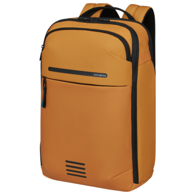 תיק גב סמסונייט למחשב נייד 15.6 אינץ' Moderny בצבע כתום חזית