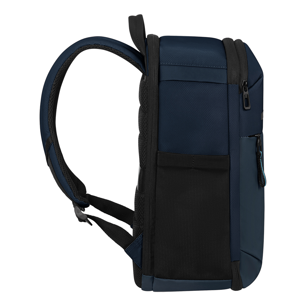 תיק גב Moderny - מבט על הכיסוי האחורי והשרוול החכם