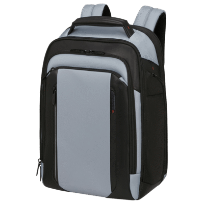 תיק גב לעבודה סמסונייט Spectrolite 4.0 בצבע אפור-שחור – מבט קדמי