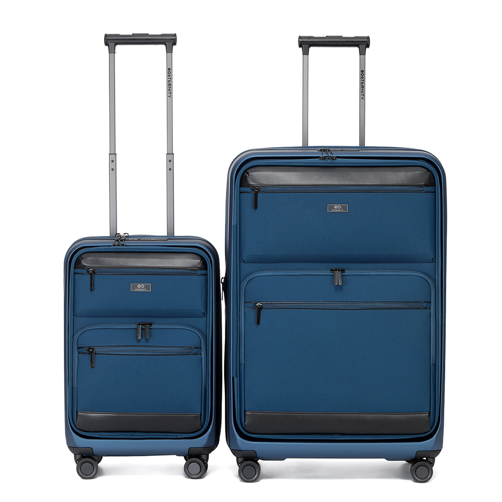 זוג מזוודות קשיחות Tampa כחול רודי מוצרי עור