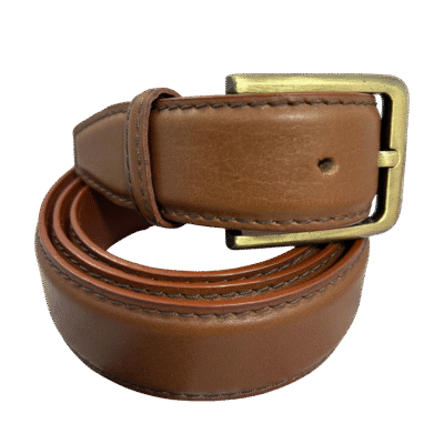 חגורה קלאסית מעור חום אמיתי מבית רודי