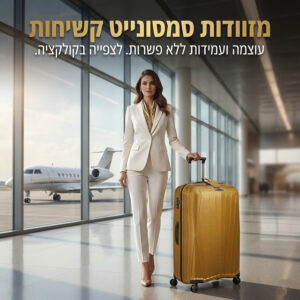 מזוודות סמסונייט קשיחות