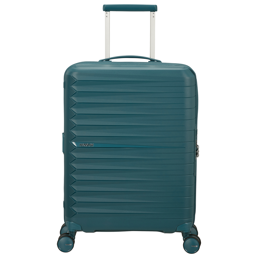 מבט חזיתי על מזוודת טרולי מומלצת לטיסות