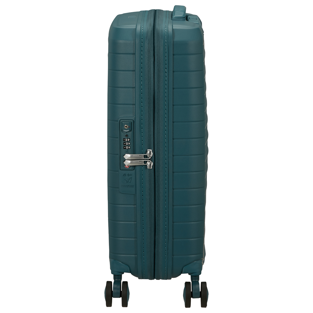 מנגנון הרחבה ומנעול TSA במזוודת אמריקן טוריסטר