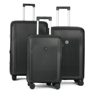 סט מזוודות קשיחות בצבע שחור דגם Vista