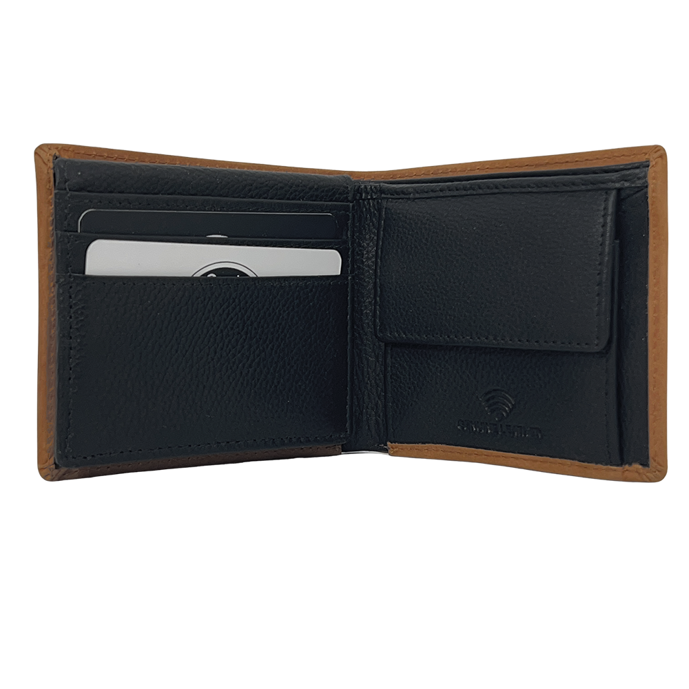 ארנק לגבר פתוח עם חלוקה