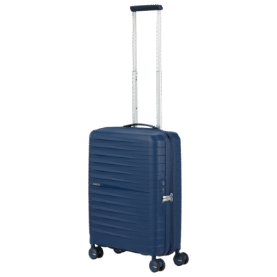 מזוודת עליה למטוס American Tourister דגם FastForward בצבע כחול נייבי 55 ס"מ