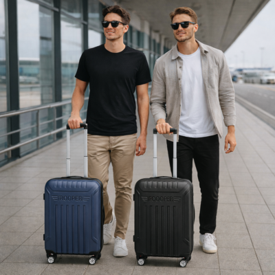 מזוודת טרולי 20 אינץ קשיחה Trooper Missouri לעלייה למטוס