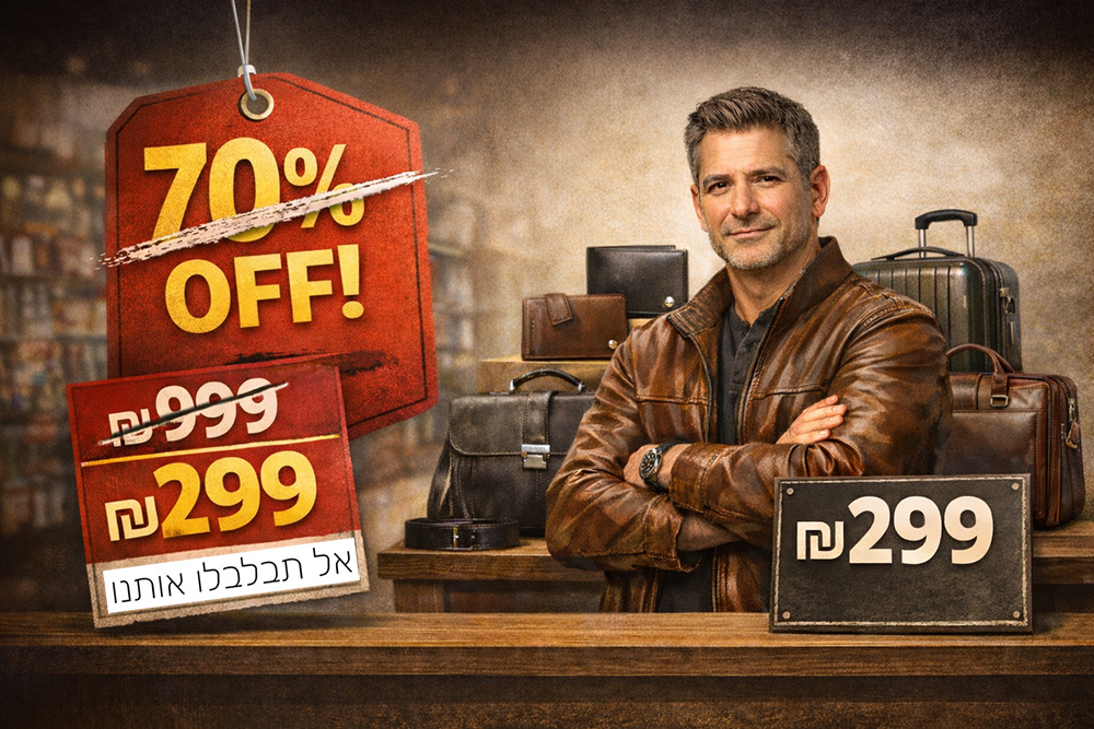 מבצעי סרק – 70 אחוז הנחה רק על הנייר