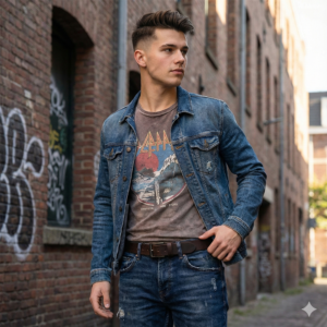 חגורת עור אמיתי לגבר