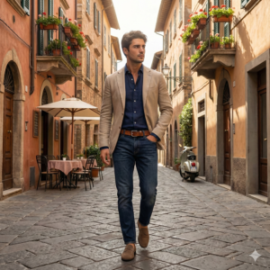 חגורת עור יוקרתית בעבודת יד