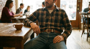 חגורה עם חריטה אישית לגבר