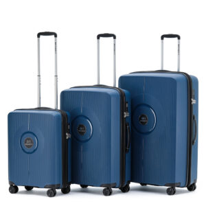 סט 3 מזוודות קשיחות Eternity Orlando צבע שחור עם מנעול TSA וספינר 360