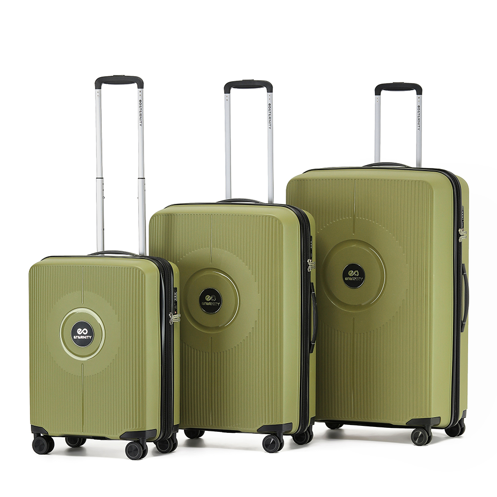 סט 3 מזוודות קשיחות Eternity Orlando צבע ירוק