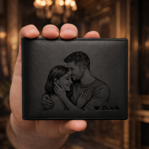 ארנק עור עם חריטה אישית