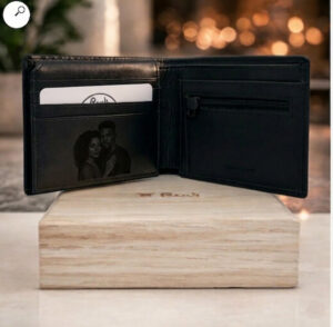 ארנק מתנה עם חריטה אישית לגבר