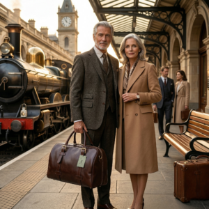 תיקי עור איטלקיים Old Angler דגם 4108 מבט קדמי