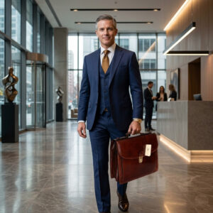 תיק עור איטלקי תיק מנהלים יוקרתי לגבר בעבודה