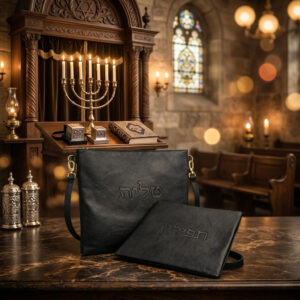תיק תפילין מעור איכותי עבודת יד
