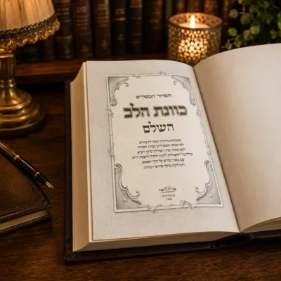שער הסידור המפורש כוונת הלב השלם פתוח