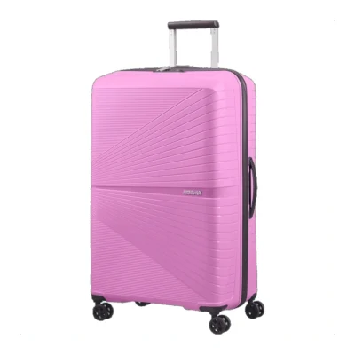 מזוודה גדולה American Tourister Airconic 77 ס"מ בגוון ורוד סגלגל