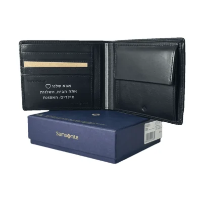 ארנק עם חריטה סמסונייט Samsonite FLAGGED 2 KM709015