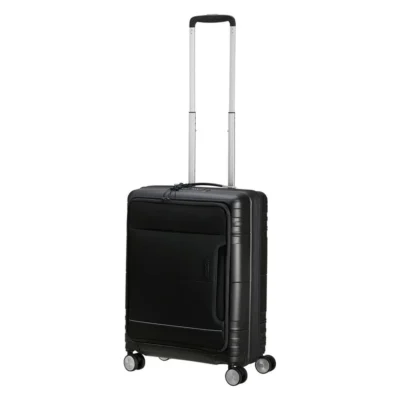 מזוודה טרולי למטוס American Tourister Hello 55 ס"מ Onyx Black