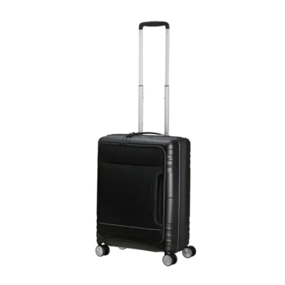 מזוודה טרולי למטוס American Tourister Hello 55 ס"מ Onyx Black