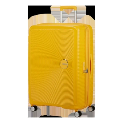 מזוודה גדולה American Tourister SoundBox 80 ס״מ צהובה 32G06009 (30")