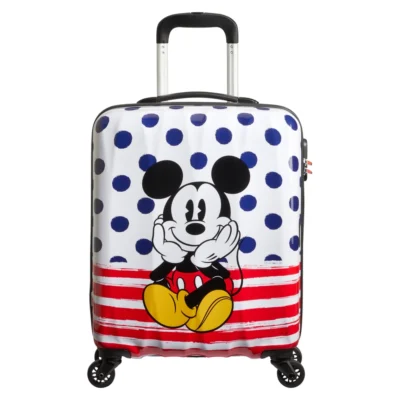 מזוודת מיקי מאוס כחולה לילדים American Tourister 53 ס"מ
