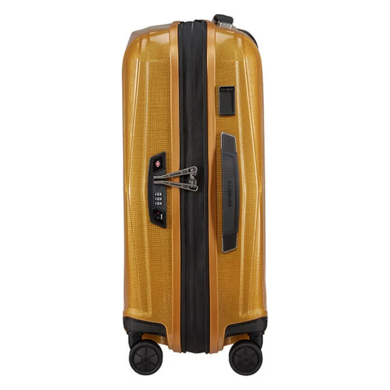 מבט מהצד על טרולי סמסונייט Major-Lite 55 עם רוכסן ההרחבה